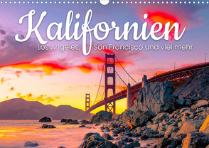 Kalifornien – Los Angeles, San Francisco und viel mehr. (Wandkalender 2024 DIN A3 quer) von Monkey,  Happy