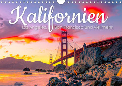 Kalifornien – Los Angeles, San Francisco und viel mehr. (Wandkalender 2024 DIN A4 quer), CALVENDO Monatskalender von Monkey,  Happy