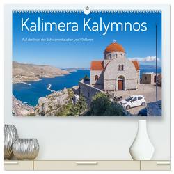 Kalimera Kalymnos (hochwertiger Premium Wandkalender 2024 DIN A2 quer), Kunstdruck in Hochglanz von O. Schüller und Elke Schüller,  Stefan