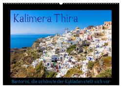 Kalimera Thira – Santorini, die schönste der Kykladen stellt sich vor (Wandkalender 2024 DIN A2 quer), CALVENDO Monatskalender von Pietzonka,  Siegfried