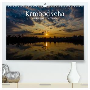 Kambodscha: das Königreich der Wunder (hochwertiger Premium Wandkalender 2024 DIN A2 quer), Kunstdruck in Hochglanz von Genser,  Karl