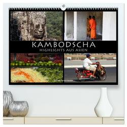 Kambodscha – Highlights aus Asien 2024 (hochwertiger Premium Wandkalender 2024 DIN A2 quer), Kunstdruck in Hochglanz von Gerner-Haudum . Reisefotografie,  Gabriele