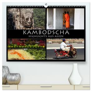 Kambodscha – Highlights aus Asien 2024 (hochwertiger Premium Wandkalender 2024 DIN A2 quer), Kunstdruck in Hochglanz von Gerner-Haudum . Reisefotografie,  Gabriele