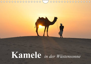 Kamele in der Wüstensonne (Wandkalender 2023 DIN A4 quer) von Stanzer,  Elisabeth