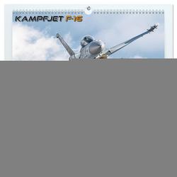 Kampfjet F-16 The Fighting Falcon (hochwertiger Premium Wandkalender 2024 DIN A2 quer), Kunstdruck in Hochglanz von Engelke,  Björn