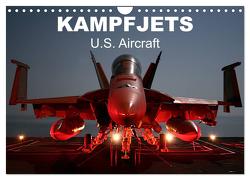 Kampfjets • U.S. Aircraft (Wandkalender 2024 DIN A4 quer), CALVENDO Monatskalender von Stanzer,  Elisabeth