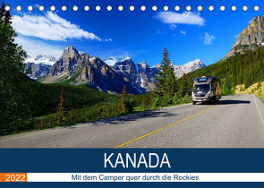 KANADA Mit dem Camper quer durch die Rockies (Tischkalender 2022 DIN A5 quer) von Pfaff,  Hans-Gerhard
