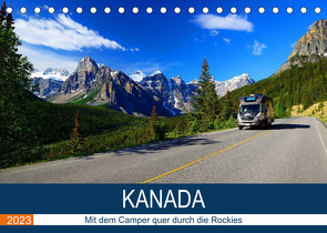 KANADA Mit dem Camper quer durch die Rockies (Tischkalender 2023 DIN A5 quer) von Pfaff,  Hans-Gerhard