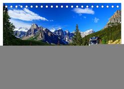 KANADA Mit dem Camper quer durch die Rockies (Tischkalender 2024 DIN A5 quer), CALVENDO Monatskalender von Pfaff,  Hans-Gerhard