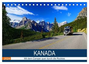 KANADA Mit dem Camper quer durch die Rockies (Tischkalender 2024 DIN A5 quer), CALVENDO Monatskalender von Pfaff,  Hans-Gerhard