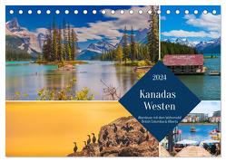 Kanadas Westen – Abenteuer mit dem Wohnmobil – British Columbia & Alberta (Tischkalender 2024 DIN A5 quer), CALVENDO Monatskalender von ellenlichtenheldt,  ellenlichtenheldt