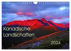 Kanadische Landschaften 2024 (Wandkalender 2024 DIN A4 quer), CALVENDO Monatskalender von Schug,  Stefan