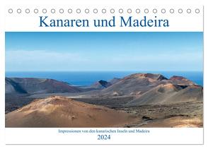 Kanaren und Madeira (Tischkalender 2024 DIN A5 quer), CALVENDO Monatskalender von Aug,  Aug