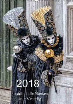 Kaneval in Venedig 2018 (Wandkalender 2018 DIN A2 hoch) von Faltin,  Klaus