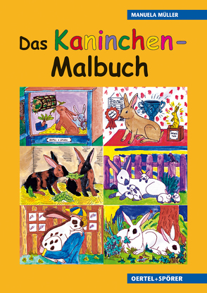 Kaninchen-Malbuch für Kinder von Müller,  Manuela