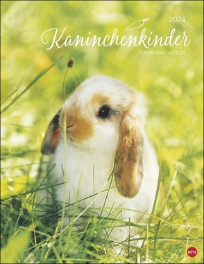 Kaninchenkinder Posterkalender 2024 von Monika Wegler