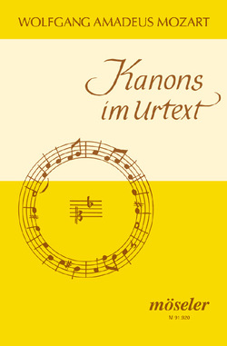 Kanons im Urtext von Mozart,  Wolfgang Amadeus, Wolters,  Gottfried