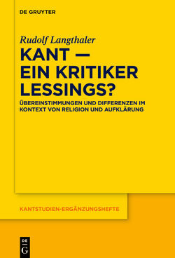 Kant – ein Kritiker Lessings? von Langthaler,  Rudolf