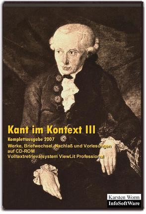 Kant im Kontext III von Kant,  Immanuel