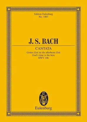 Kantate Nr. 106 von Bach,  Johann Sebastian, Schering,  Arnold