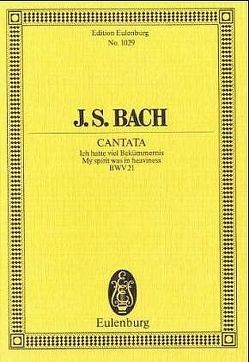 Kantate Nr. 21 (Dominica Palmarum) von Bach,  Johann Sebastian, Schering,  Arnold