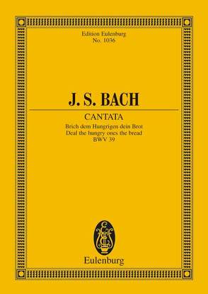 Kantate Nr. 39 (Dominica 1 post Trinitatis) von Bach,  Johann Sebastian, Schering,  Arnold