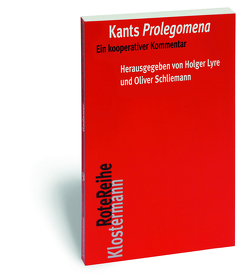 Kants Prolegomena von Lyre,  Holger, Schliemann,  Oliver