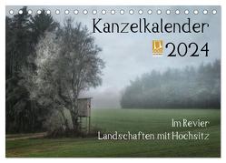 Kanzelkalender 2024 (Tischkalender 2024 DIN A5 quer), CALVENDO Monatskalender von Zitzler,  Hans