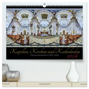 Kapellen, Kirchen und Kathedralen 2024 (hochwertiger Premium Wandkalender 2024 DIN A2 quer), Kunstdruck in Hochglanz von Christen,  Ernst