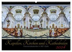 Kapellen, Kirchen und Kathedralen 2024 (Wandkalender 2024 DIN A2 quer), CALVENDO Monatskalender von Christen,  Ernst