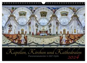 Kapellen, Kirchen und Kathedralen 2024 (Wandkalender 2024 DIN A3 quer), CALVENDO Monatskalender von Christen,  Ernst
