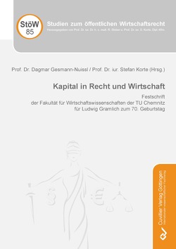 Kapital in Recht und Wirtschaft von Gesmann-Nuissl,  Dagmar, Korte,  Stefan