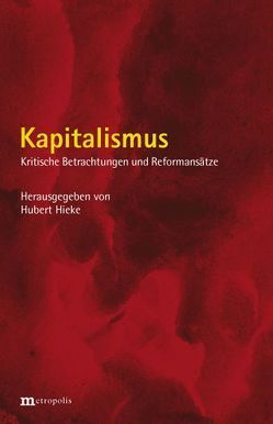 Kapitalismus von Hieke,  Hubert