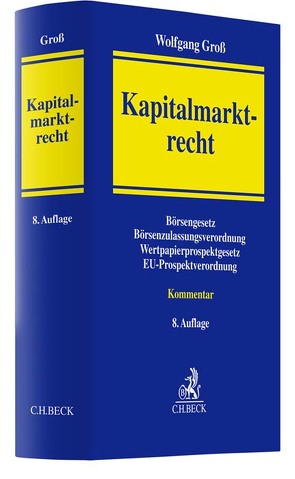 Kapitalmarktrecht von Groß,  Wolfgang