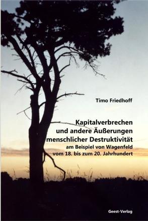 Kapitalverbrechen und andere Äußerungen menschlicher Destruktivitän am Beispiel von Wagenfeld vom 18. bis zum 20. Jahrhundert von Friedhoff,  Timo