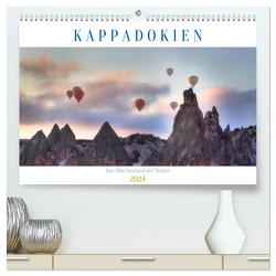 Kappadokien – Das Märchenland der Türkei (hochwertiger Premium Wandkalender 2024 DIN A2 quer), Kunstdruck in Hochglanz von Kruse,  Joana