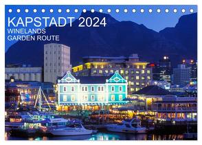 Kapstadt, Winelands und Garden Route (Tischkalender 2024 DIN A5 quer), CALVENDO Monatskalender von Dieterich,  Werner