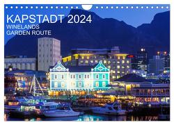 Kapstadt, Winelands und Garden Route (Wandkalender 2024 DIN A4 quer), CALVENDO Monatskalender von Dieterich,  Werner