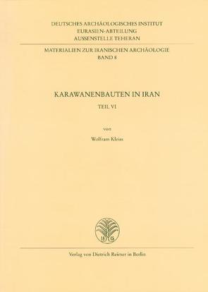 Karawanenbauten im Iran von Kleiss,  Wolfram