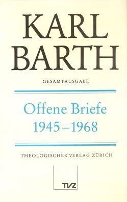 Karl Barth Gesamtausgabe von Barth,  Karl, Koch,  Diether