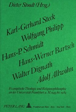 Karl-Gerhard Steck, Wolfgang Philipp, Hans-P. Schmidt, Hans-Werner Bartsch, Walter Dignath, Adolf Allwohn von Stoodt,  Dieter