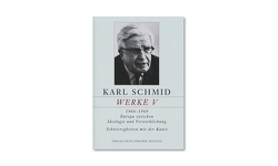 Karl Schmid, Gesammelte Werke, Werke V von Niederberger,  Judith, Sprecher,  Thomas