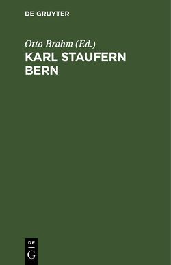 Karl Staufern Bern von Brahm,  Otto
