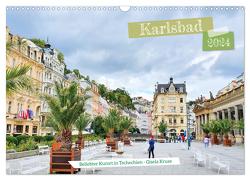 Karlsbad – Beliebter Kurort in Tschechien (Wandkalender 2024 DIN A3 quer), CALVENDO Monatskalender von Kruse,  Gisela