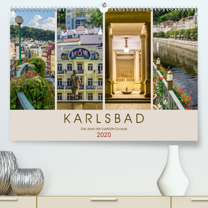 KARLSBAD Das Juwel der Kurstädte Europas (Premium, hochwertiger DIN A2 Wandkalender 2020, Kunstdruck in Hochglanz) von Viola,  Melanie