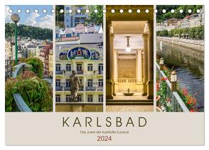 KARLSBAD Das Juwel der Kurstädte Europas (Tischkalender 2024 DIN A5 quer), CALVENDO Monatskalender von Viola,  Melanie