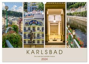 KARLSBAD Das Juwel der Kurstädte Europas (Wandkalender 2024 DIN A3 quer), CALVENDO Monatskalender von Viola,  Melanie