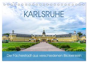 Karlsruhe Die Fächerstadt aus verschiedenen Blickwinkeln (Tischkalender 2024 DIN A5 quer), CALVENDO Monatskalender von Nöh,  Christine