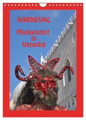 Karneval Maskenzeit in Venedig (Wandkalender 2024 DIN A4 hoch), CALVENDO Monatskalender von GUGIGEI,  GUGIGEI