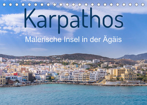 Karpathos – Malerische Insel in der Ägäis (Tischkalender 2022 DIN A5 quer) von O. Schüller und Elke Schüller,  Stefan